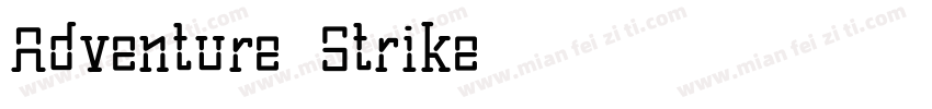 Adventure Strike字体转换